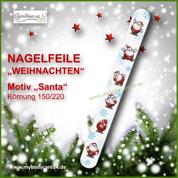 Camillen60 Weihnacts-Nagelfeile Santa